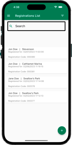 Image of the Pikeminnow Regsitration App